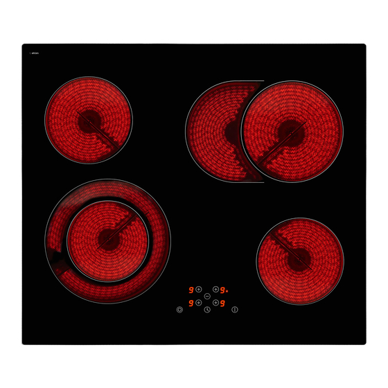 User Manuals: Exquisit EKC601-5 Ceramic Hob Control