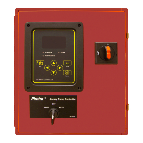 Firetrol Jockey XG FTA550 Installation & Operation Instructions