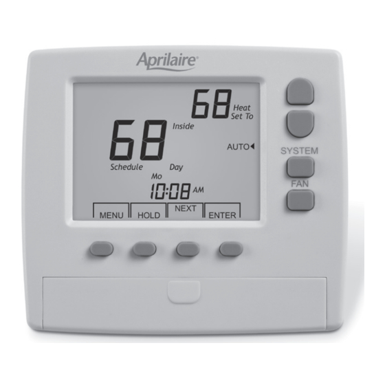Aprilaire 8710 Safety & Installation Instructions
