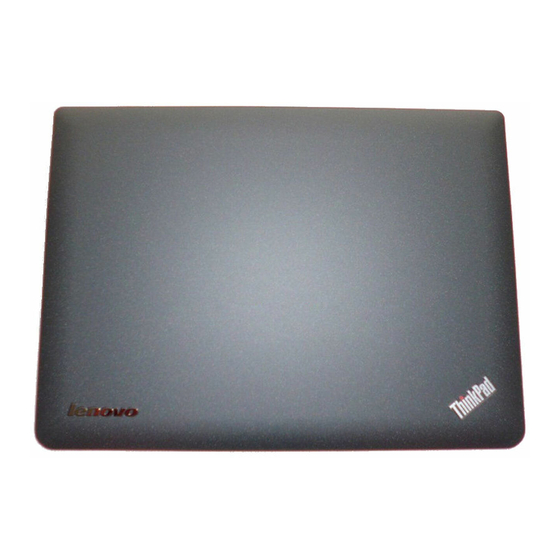 Lenovo ThinkPad Edge E130 Setup Manual
