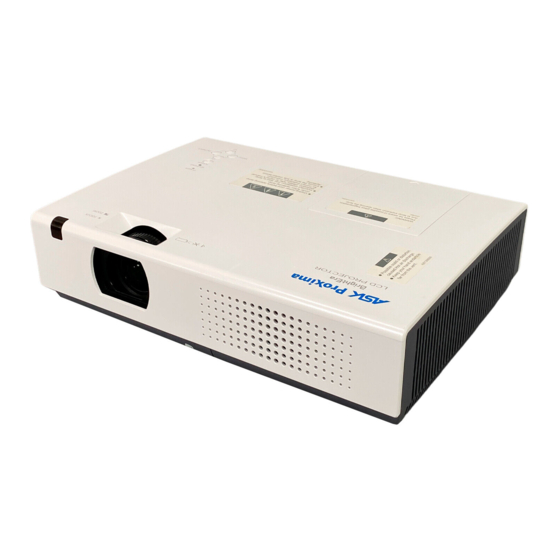 Ask Proxima C3000 Series Manual