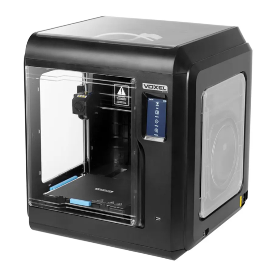 Monoprice MP Voxel Pro Quick User Manual