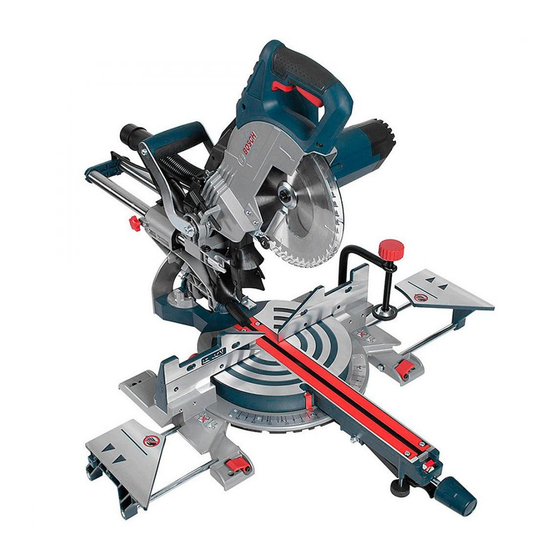 Bosch Professional GCM 8 SJL Original Instructions Manual