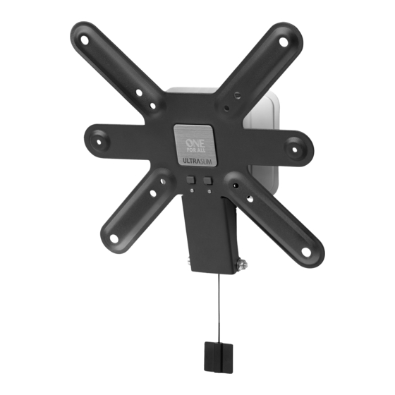 One for All ULTRA SLIM WM6221 Quick Installation Manual