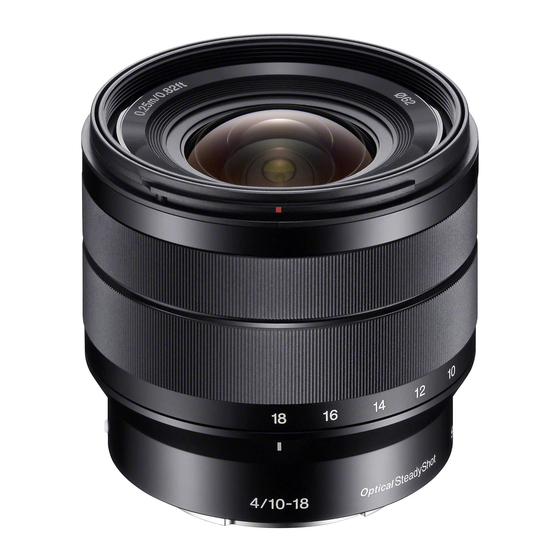 Sony E 4/10-18 OSS Service Manual
