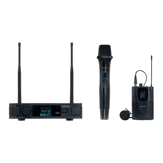 User Manuals: FONESTAR SONAIR-PRO-1M Microphone System