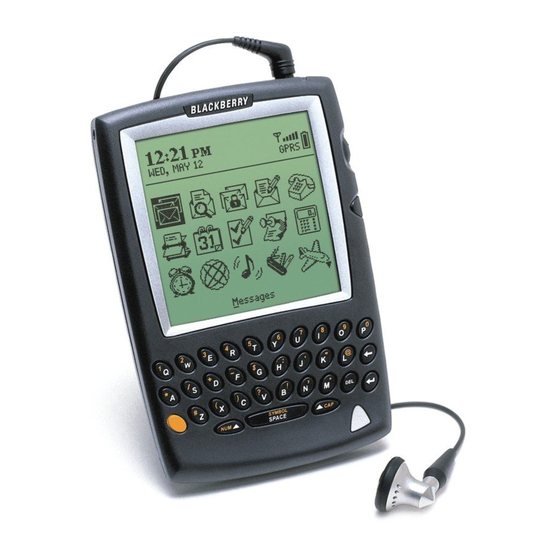 Blackberry 5820 Manuals