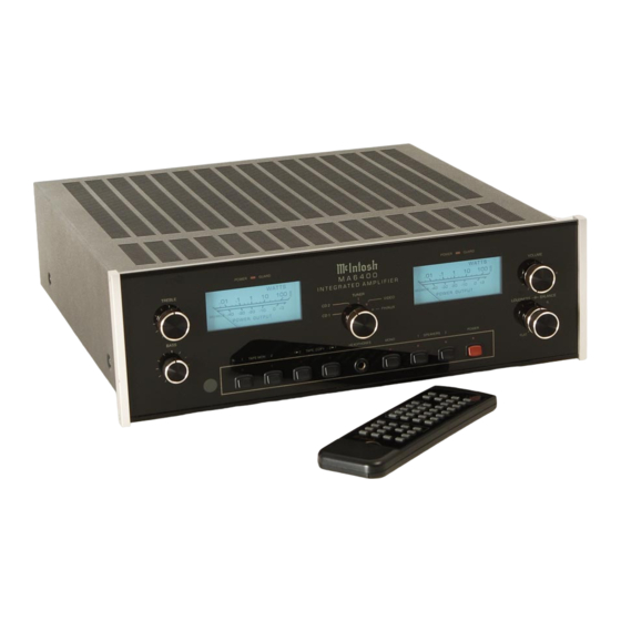 Mcintosh MA6400 Manuals | ManualsLib