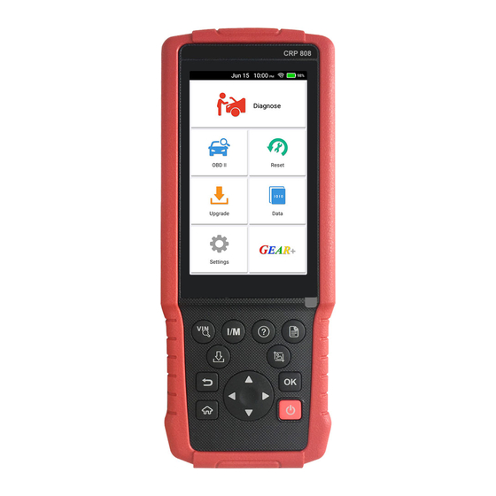 LAUNCH TECH CRP 808 Manuals