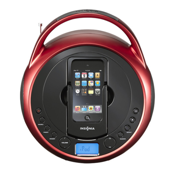 Insignia NS-BIPCD01 Quick Setup Manual