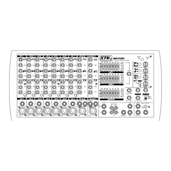 STK Professional Audio VM11T-DRV Owner's Manual