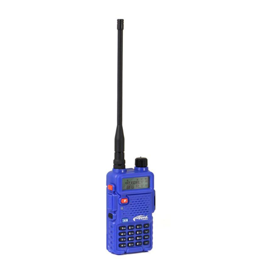 Rugged Radios RH5R-V2 Instructions To User