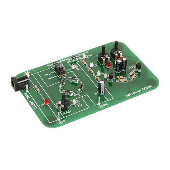 Velleman EDU06 User Manual