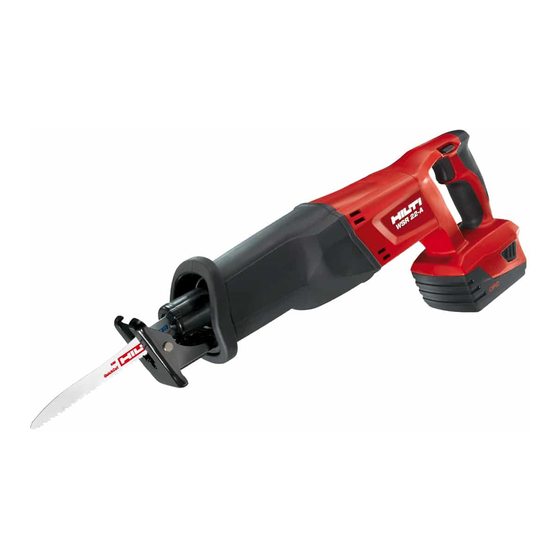Hilti WSR 22-A Manual