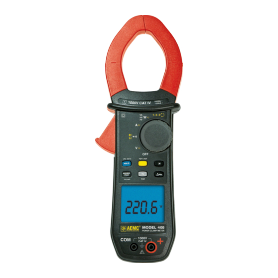 AEMC instruments 405 Manuals