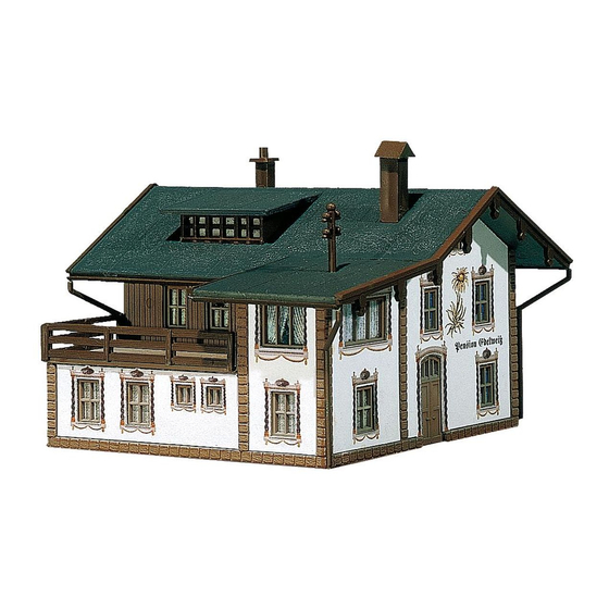 Faller EDELWEISS BOARDING-HOUSE Manual