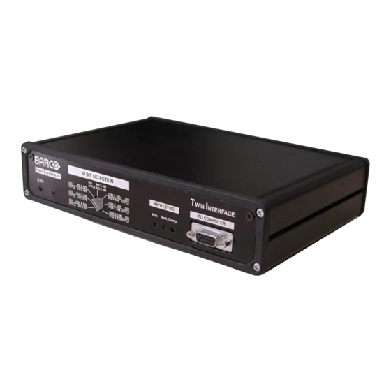 Barco R9828960 Quick Start Manual