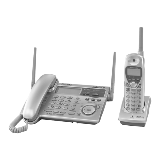 Panasonic KX-TGA250EX Operating Instructions Manual
