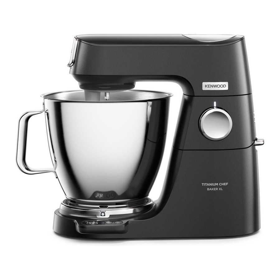 Kenwood KVC85, KVL85 - Titanium Chef Baker XL Silver Manual