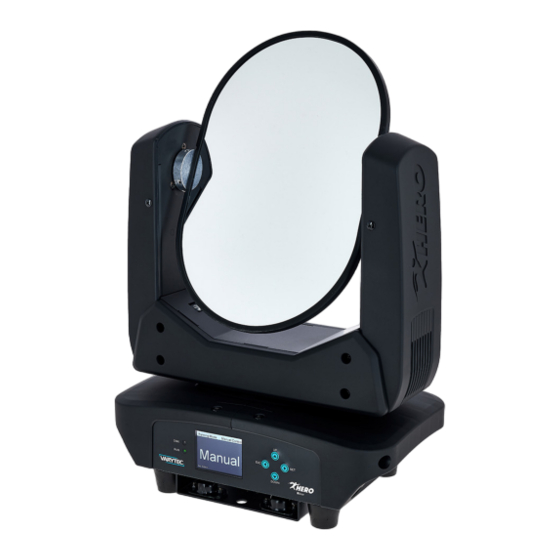 Varytec Hero Mirror Moving Head User Manual