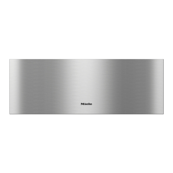 Miele ESW7580CTS Operating And Installation Instructions