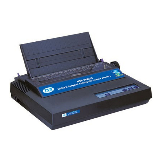 TVS electronics MSP 450 Champion User Manual