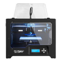 Flashforge 3D Printer CREATOR PRO Quick Start Manual