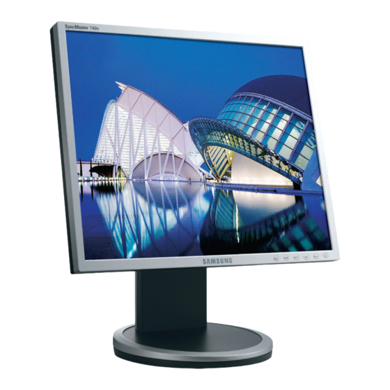 Samsung SyncMaster 740N Specifications