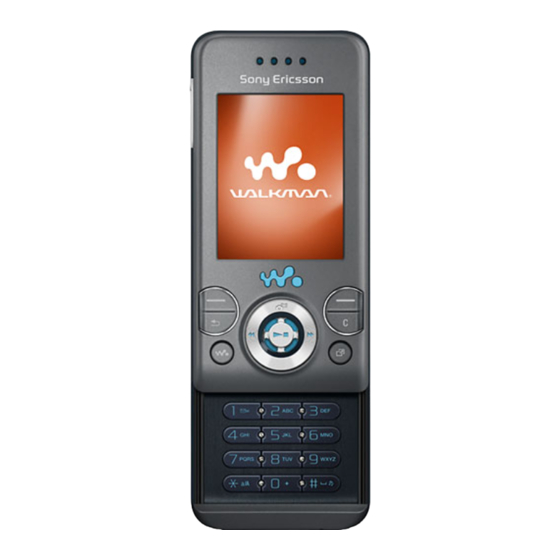 Sony Ericsson W580i Owner's Manual