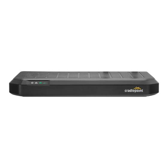 Cradlepoint E102-C7C Manual