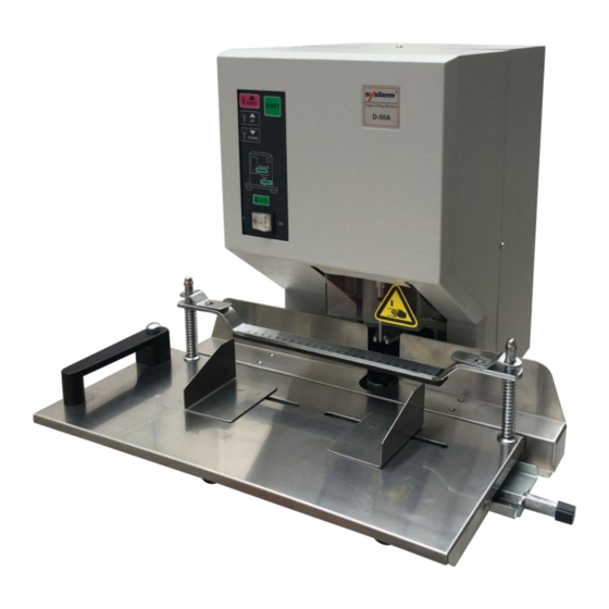SYSFORM D-50A Manuals