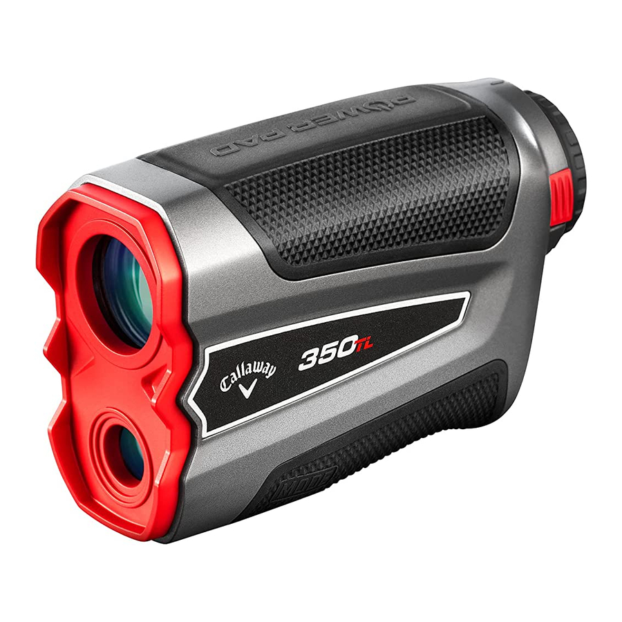Callaway 350TL - Laser Rangefinder Manual