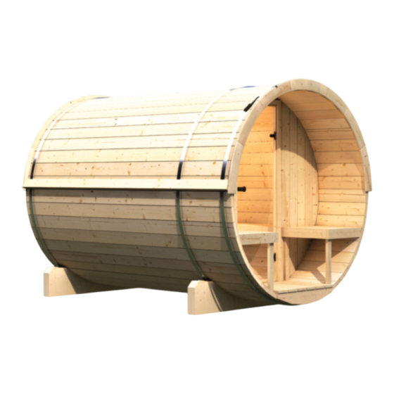 Karibu Sauna 280 Assembly Instructions Manual