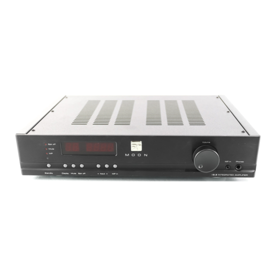Simaudio MOON i 3.3 Owner's Manual