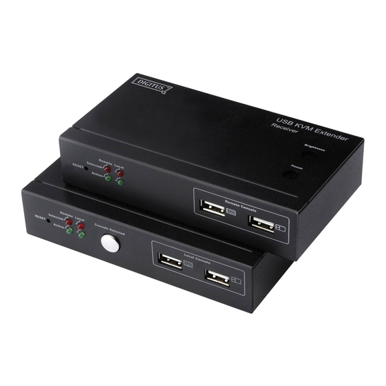 Digitus OVER CAT.5 User Manual