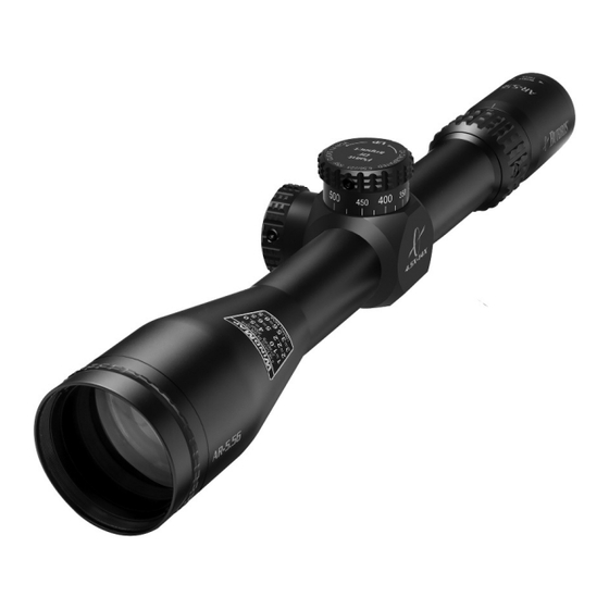 Burris AR Riflescopes User Manual