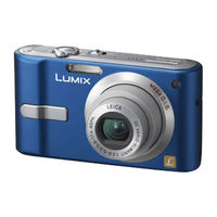 Panasonic DMC FX10 - Lumix Digital Camera Operating Instructions Manual