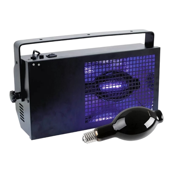 EuroLite black bloodlight 400w uv-spot User Manual