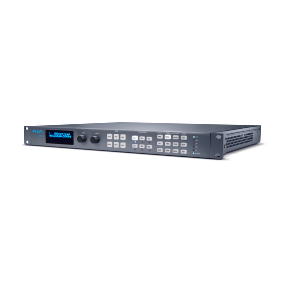 AJA FS4 Installation & Operation Manual