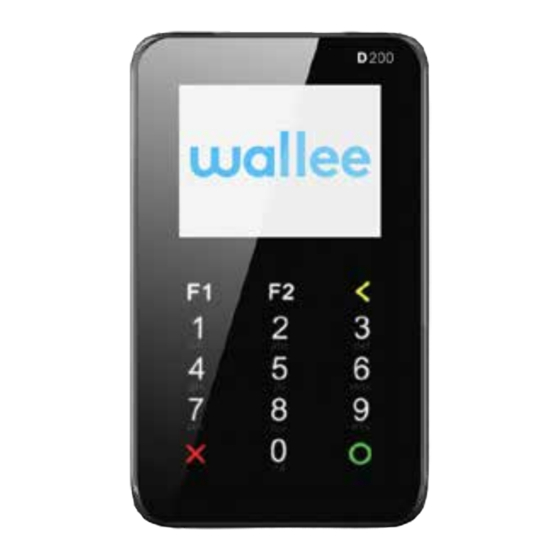 wallee D200 User Manual
