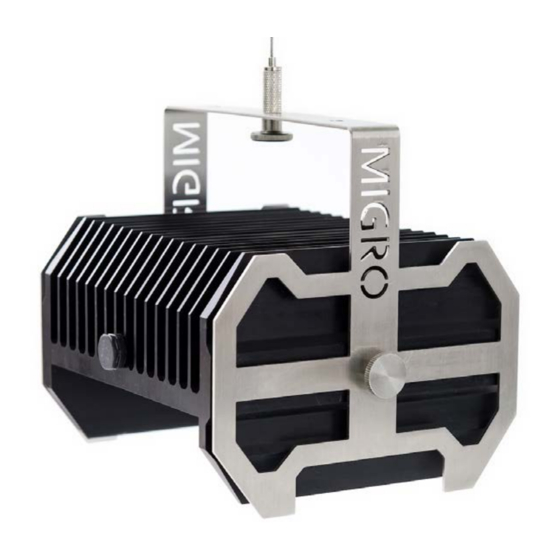 ParTech MIGRO 100 Instruction Manual And Data Sheet