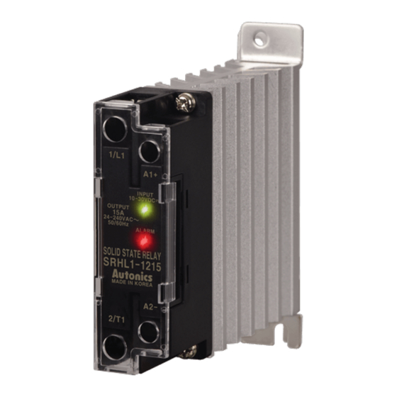 Autonics SRHL1 Series Product Manual