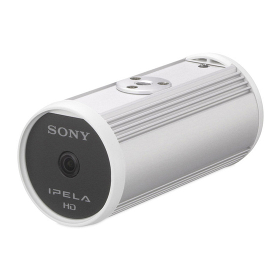 Sony IPELA HD SNC-CH110 User Manual