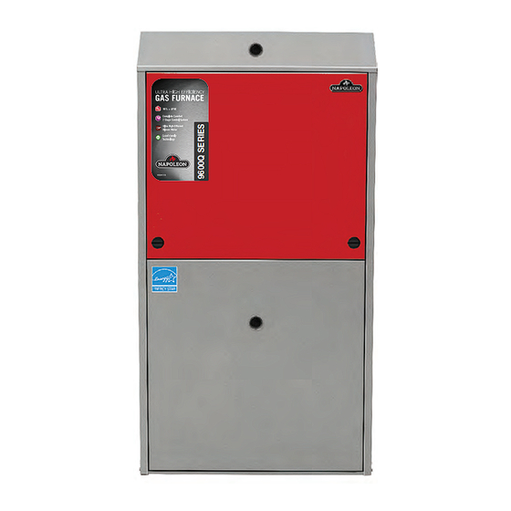 Napoleon WSX-N Series Installation And Operating Instructions Manual