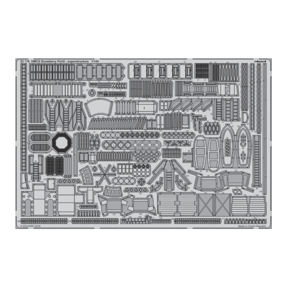 Eduard HMCS Snowberry Part2 - superstructure 1/144 Quick Start Manual