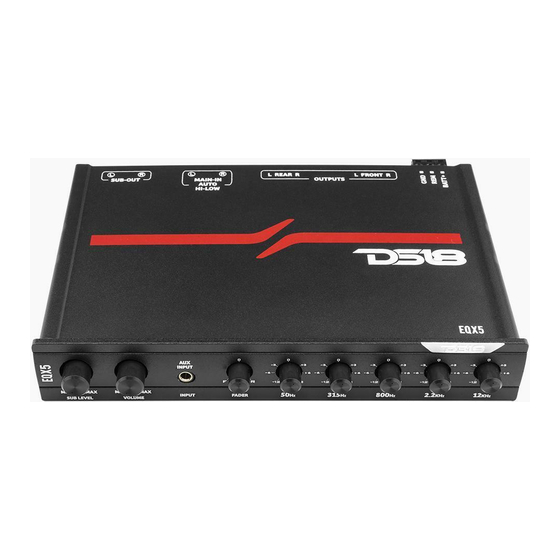 DS18 EQX5 Owner's Manual