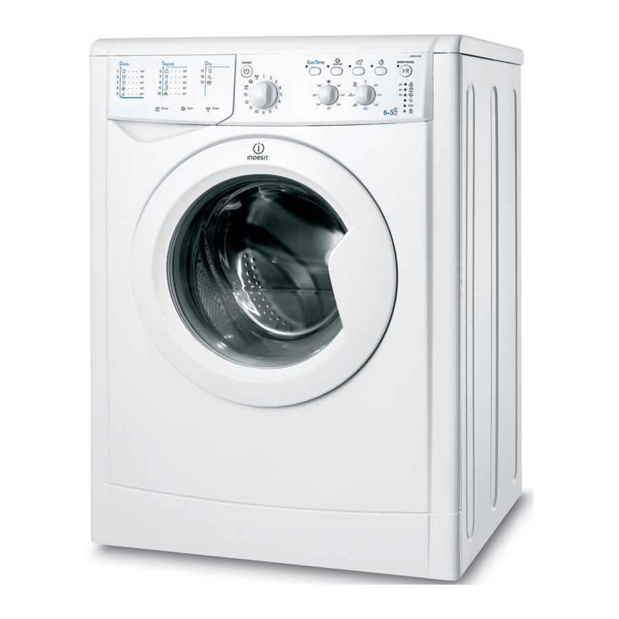 Indesit IWC 6145 - Washing Machine Manual