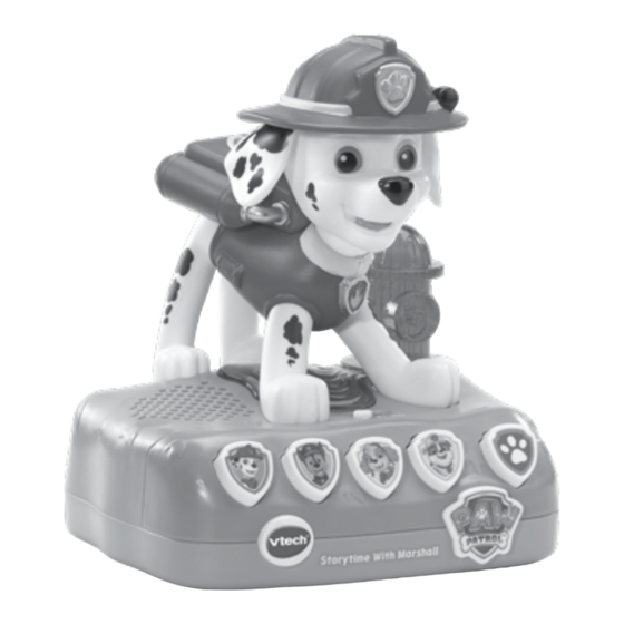 VTech PAW PATROL STORYTIME WITH MARSHALL Instruction Manual
