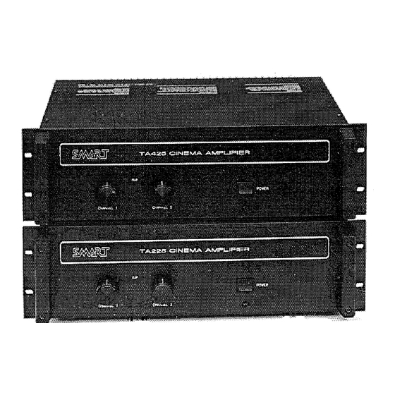 SMART TA225 Installation And Service Manual