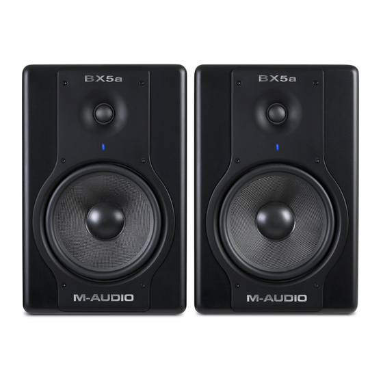 M-Audio Studiophile BX5a Deluxe Manuals